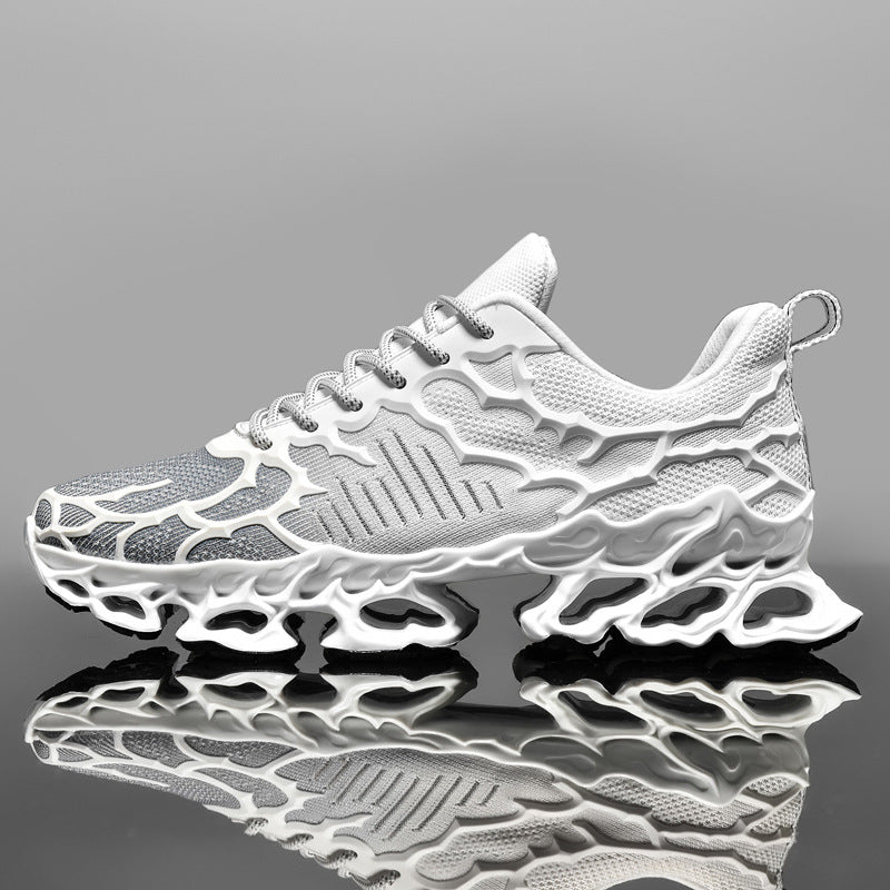 Large Size Summer New Sports Shoes Male Student Casual Shoes Breathable Clunky Sneakers Drop Plastic