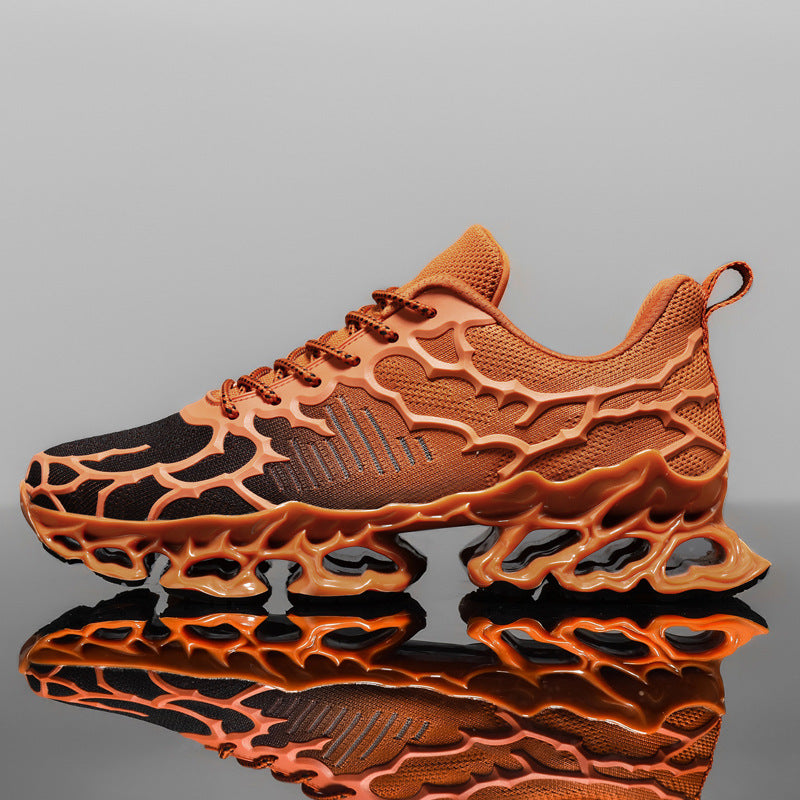 Large Size Summer New Sports Shoes Male Student Casual Shoes Breathable Clunky Sneakers Drop Plastic