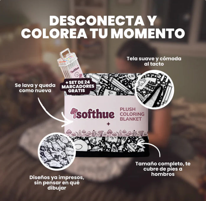 Softhue sabana para colorear ViRAL